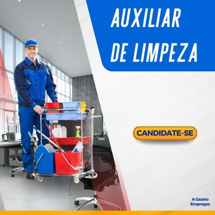 AUXILIAR DE LIMPEZA MASCULINO - FLORES DA CUNHA - RS