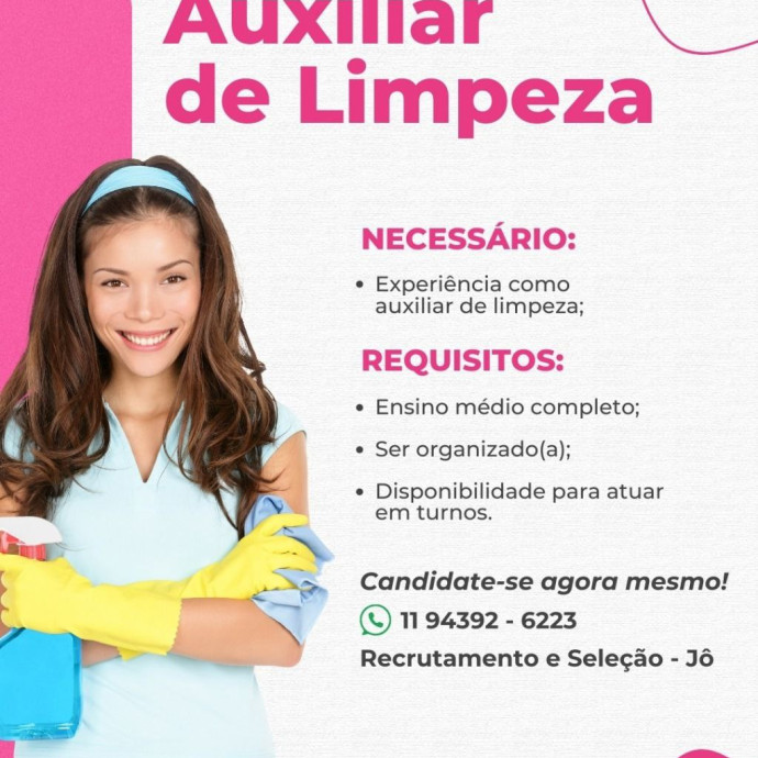 Auxiliar de Limpeza