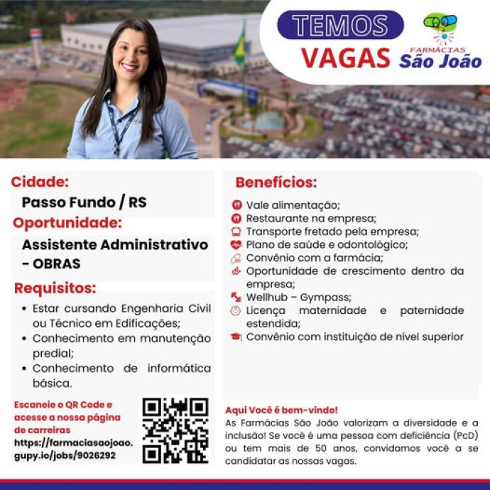 Assistente Administrativo - OBRAS