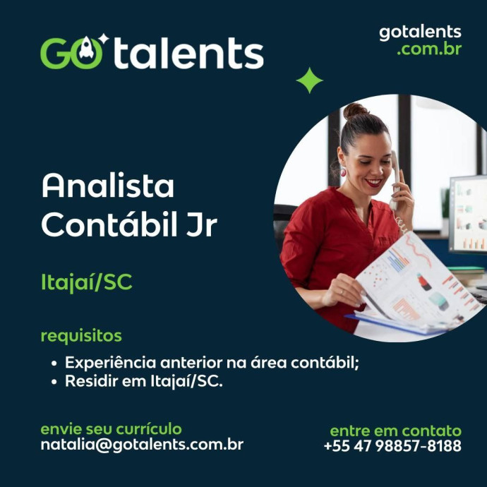 📢 Oportunidade para quem ama números e organização!