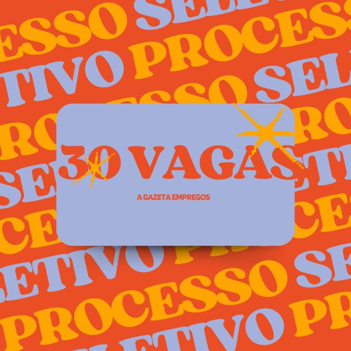 ﻿30 Vagas de AUXILIAR DE PRODUÇÃO - 1° 2° turnos e geral