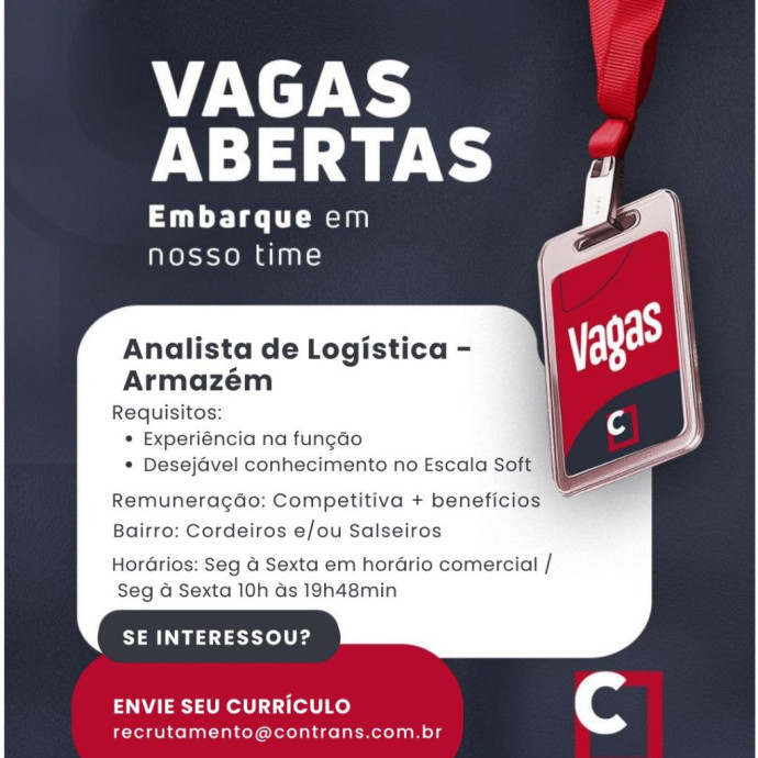 💼 Temos Vagas
