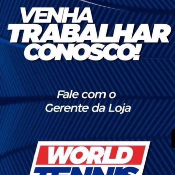 World Tennis Contrata Não exigimos experiência.