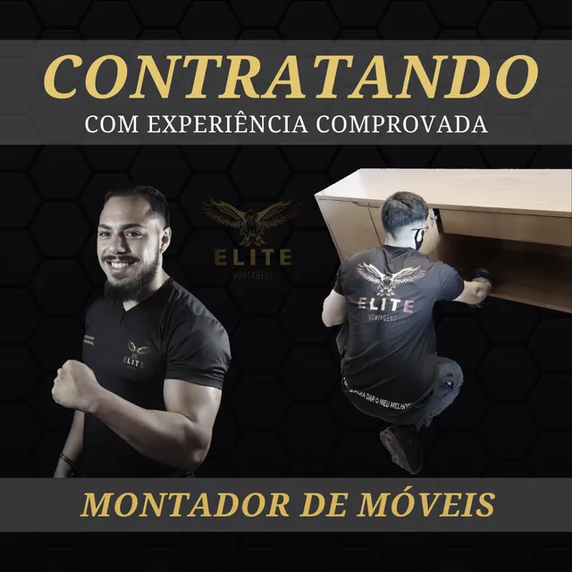 GRUPO ELITE ESTÁ COM MAIS DE 20 VAGAS PARA MONTADOR DE MÓVEIS
