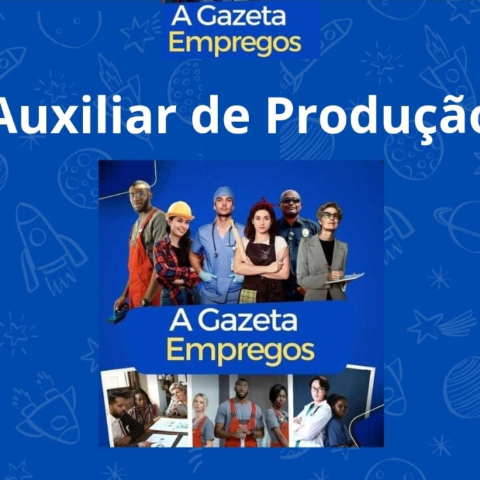 AUXILIAR DE PRODUÇÃO.