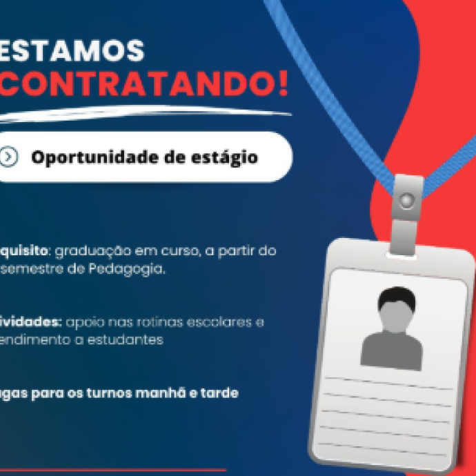 Oportunidade de estágio