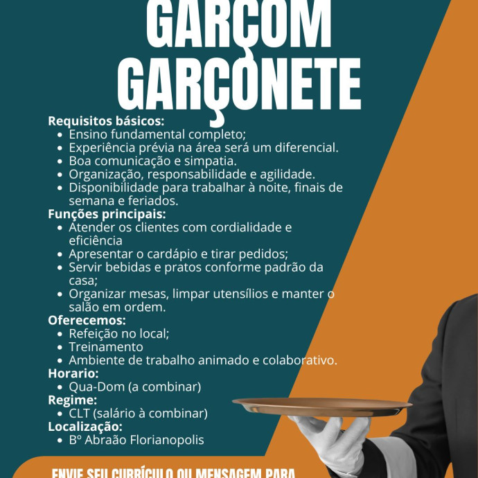 GARÇOM / GARÇONETE