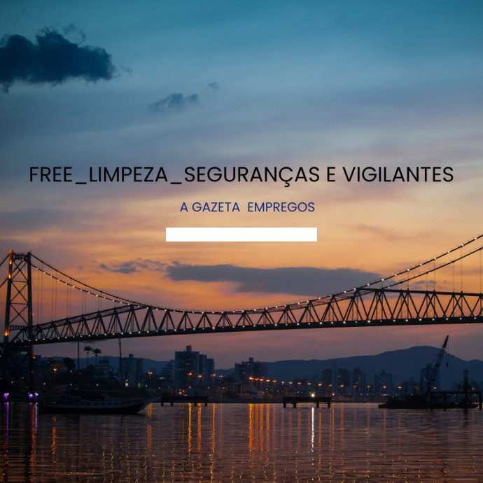 GRUPO PONTO FORTE ESTÁ COM VAGAS FREE_LIMPEZA_SEGURANÇAS E VIGILANTES