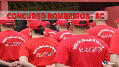 Concurso Bombeiros SC 2026: previsão de 110 vagas para soldados